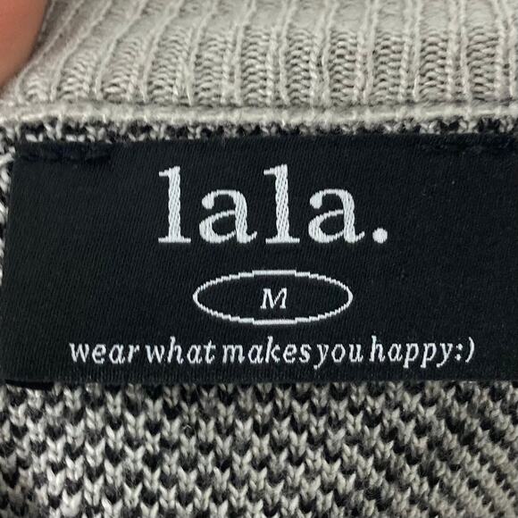 DRESSED IN LALA”The Future Is Now”Sweater M 8-BALL-Print Oversized Bell-Long-Slv - Picture 3 of 7